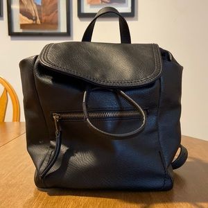 Small black backpack